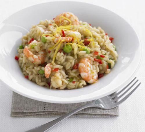 Lemony Prawn & Pea Risotto