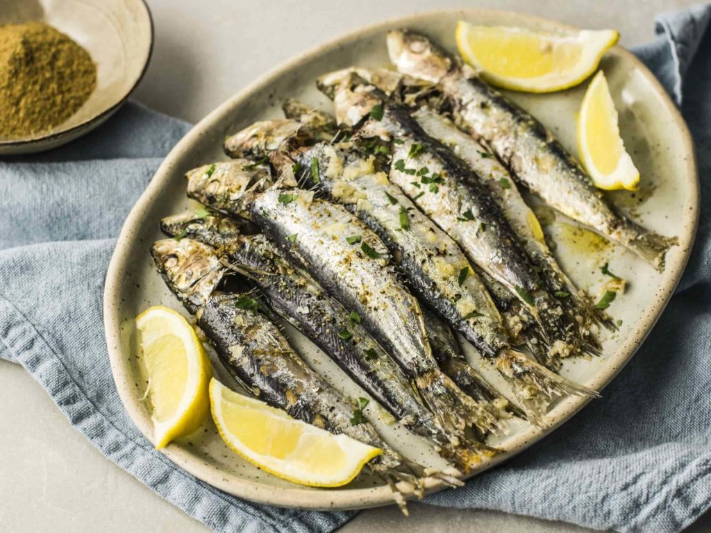 Moroccan Baked Whole Sardines