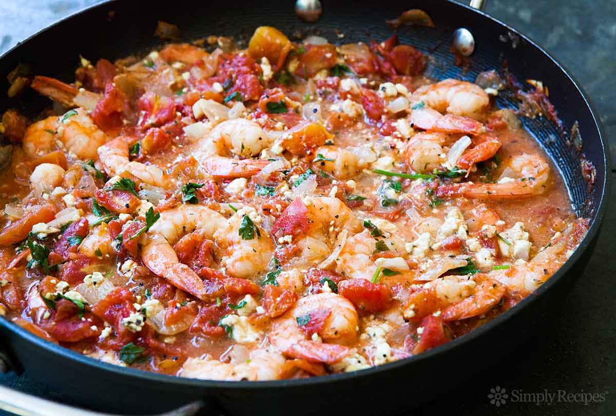 Baked Shrimp in Tomato Feta Sauce - Bradley's Fish