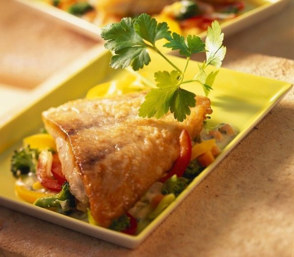 Nile Perch Fillet with Vegetables