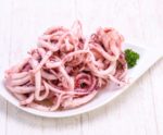 plate of giant squid tentacles