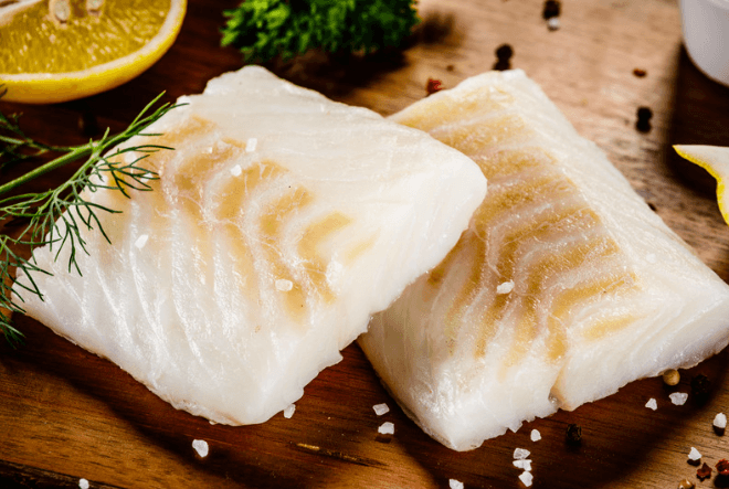 cod with lemon